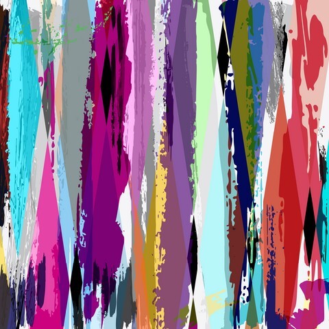 Abstract background, with strokes, splashes and geometric lines